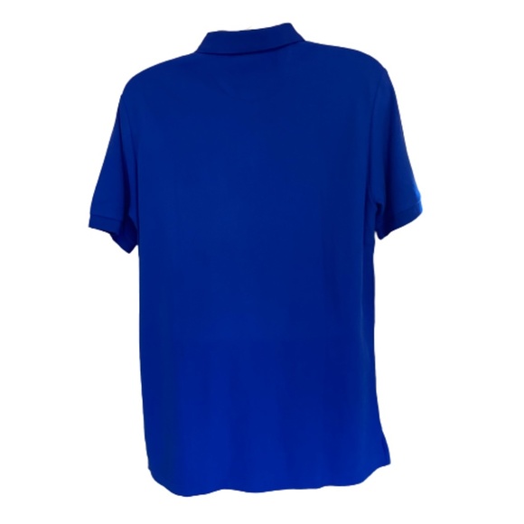 CHAPS Men's Shirt Polo Golf Cotton Short Sleeves Blue Large - Picture 2 of 9